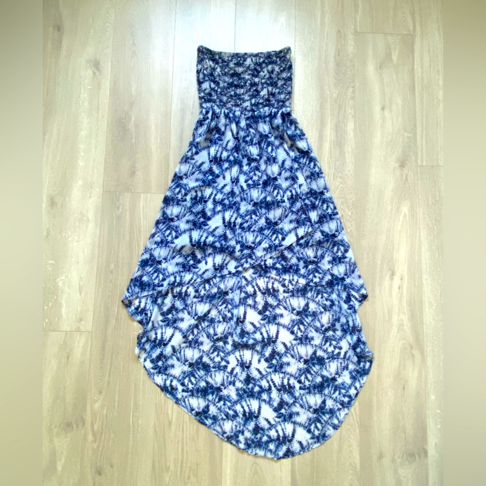 Michael Kors Strapless High Low summer dress
